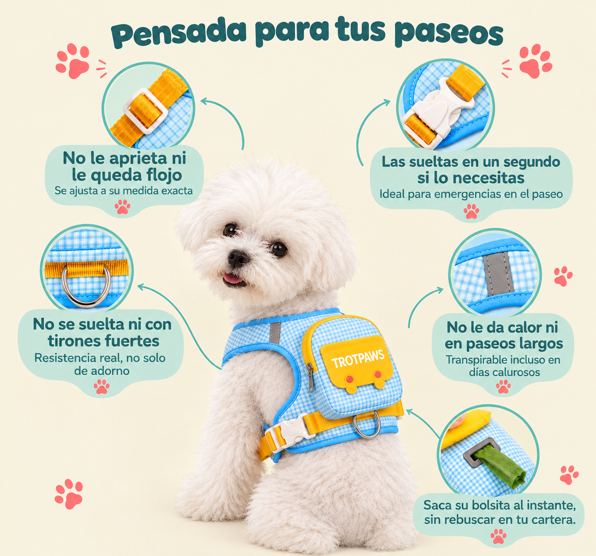 Arnes Ajustable Para Perros